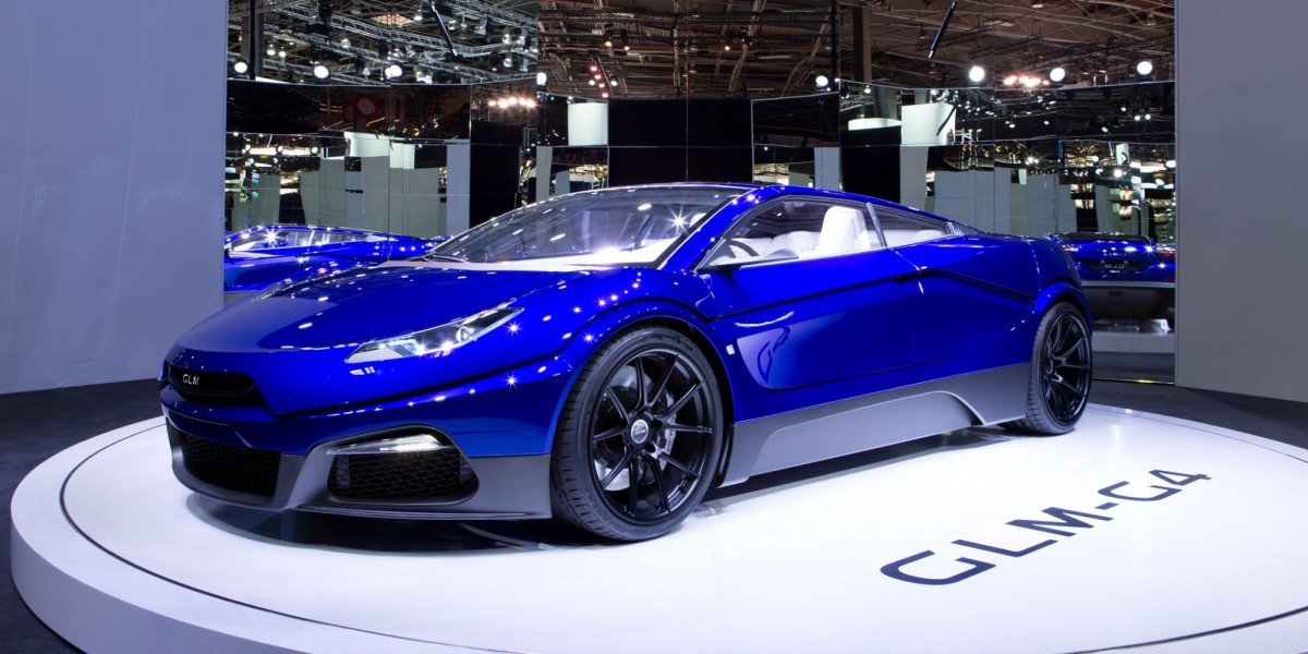 Japan's GLM G4 Electric FourDoor Supercar Wows Paris Auto Show Crowd...