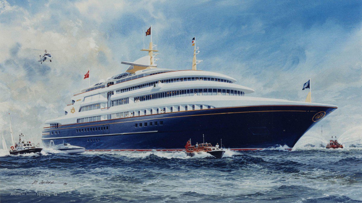 new royal yacht design