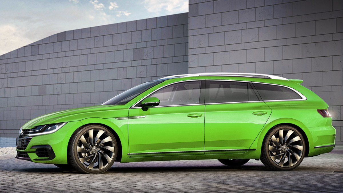 VW Arteon Variant Made Real via Rendering