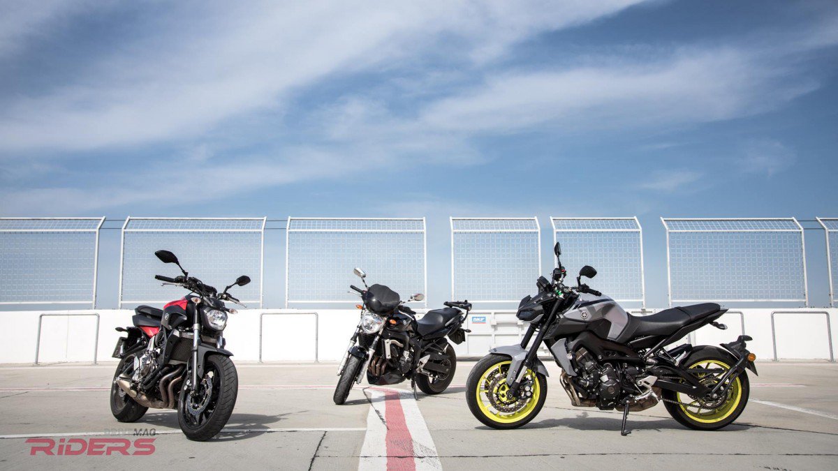 Yamaha Track Shootout MT09 vs. MT07 vs. FZ06