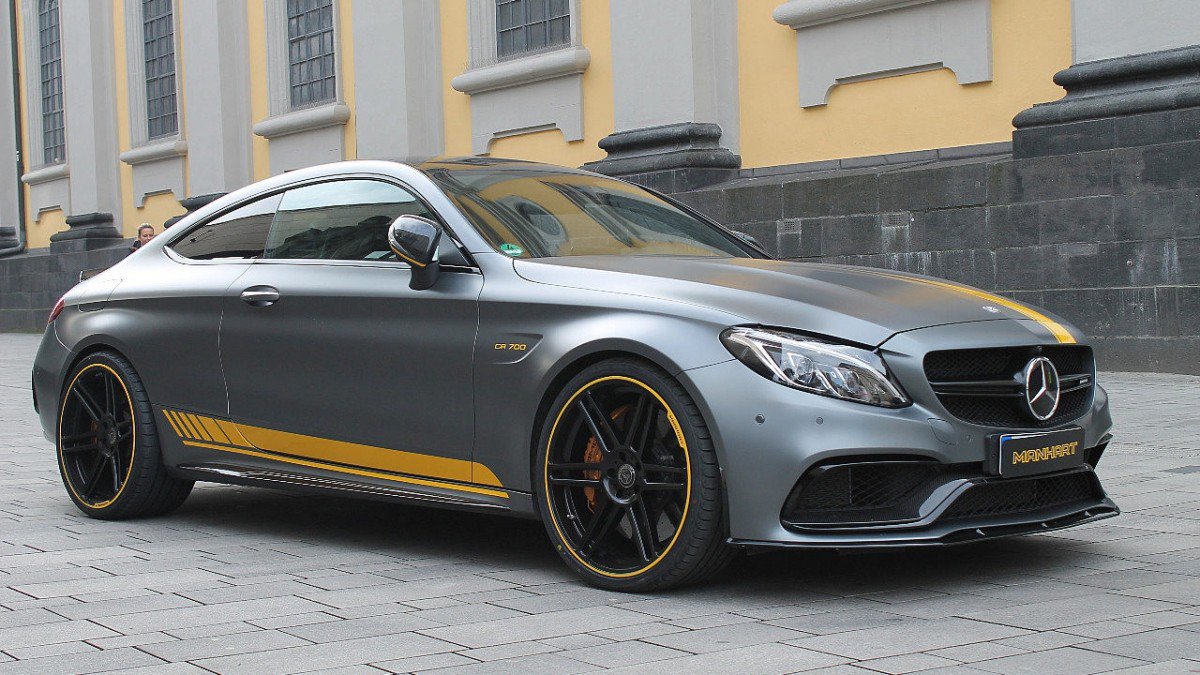 Manhart works a sweat on the AMG C63 S, squeezes 700 hp out of it