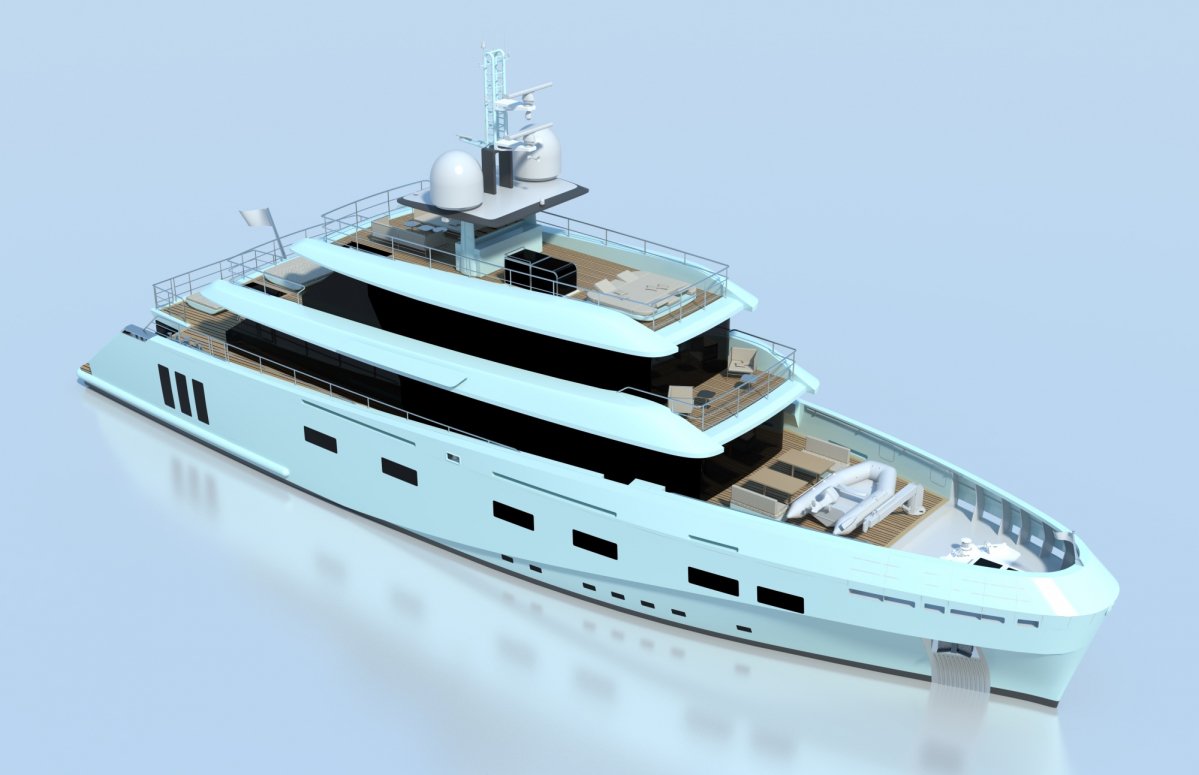 CCN's explorer yacht K40 in build