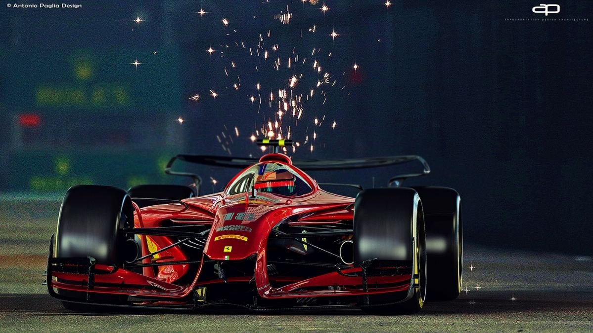 Artist envisions awesome futuristic F1 racing cars from 2025