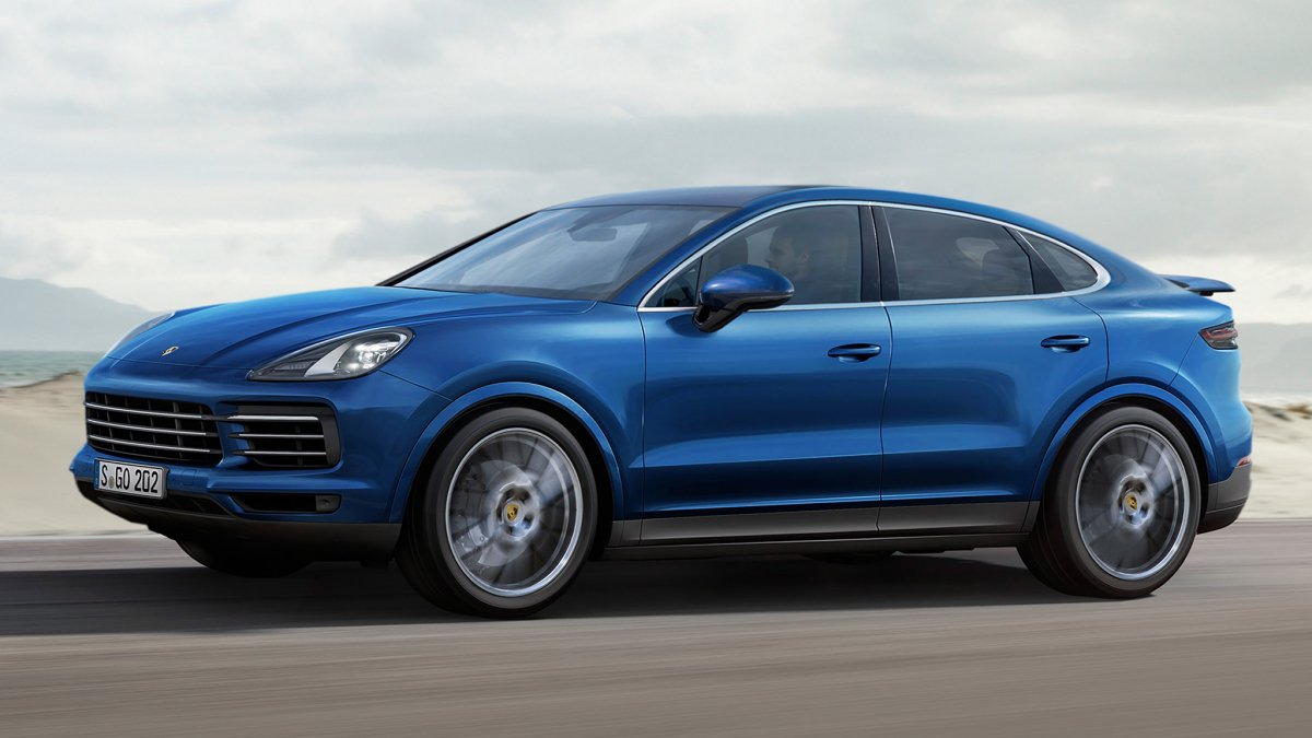 Porsche Cayenne 2021 Coupe РіРѕР»СѓР±РѕР№