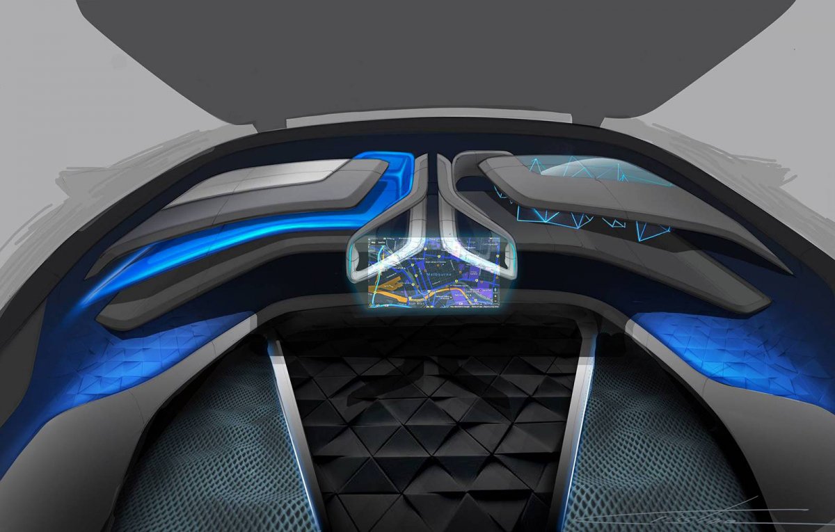 Young Romanian Designer Envisions Futuristic Dacia EF-Vision 2050 Self ...