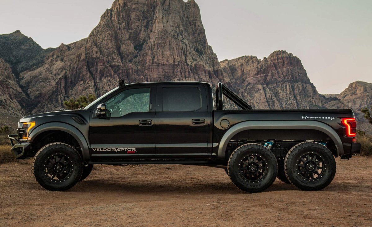 Hennessey VelociRaptor 6X6 off-road pickup truck goes on sale