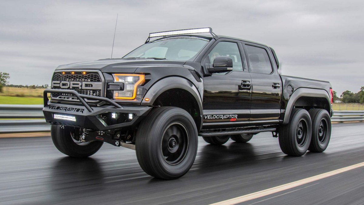 Hennessey VelociRaptor 6X6 off-road pickup truck goes on sale