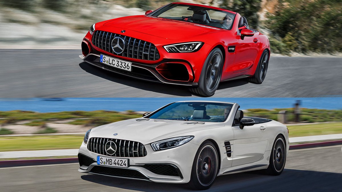 Mercedes SL and SLC will look like this