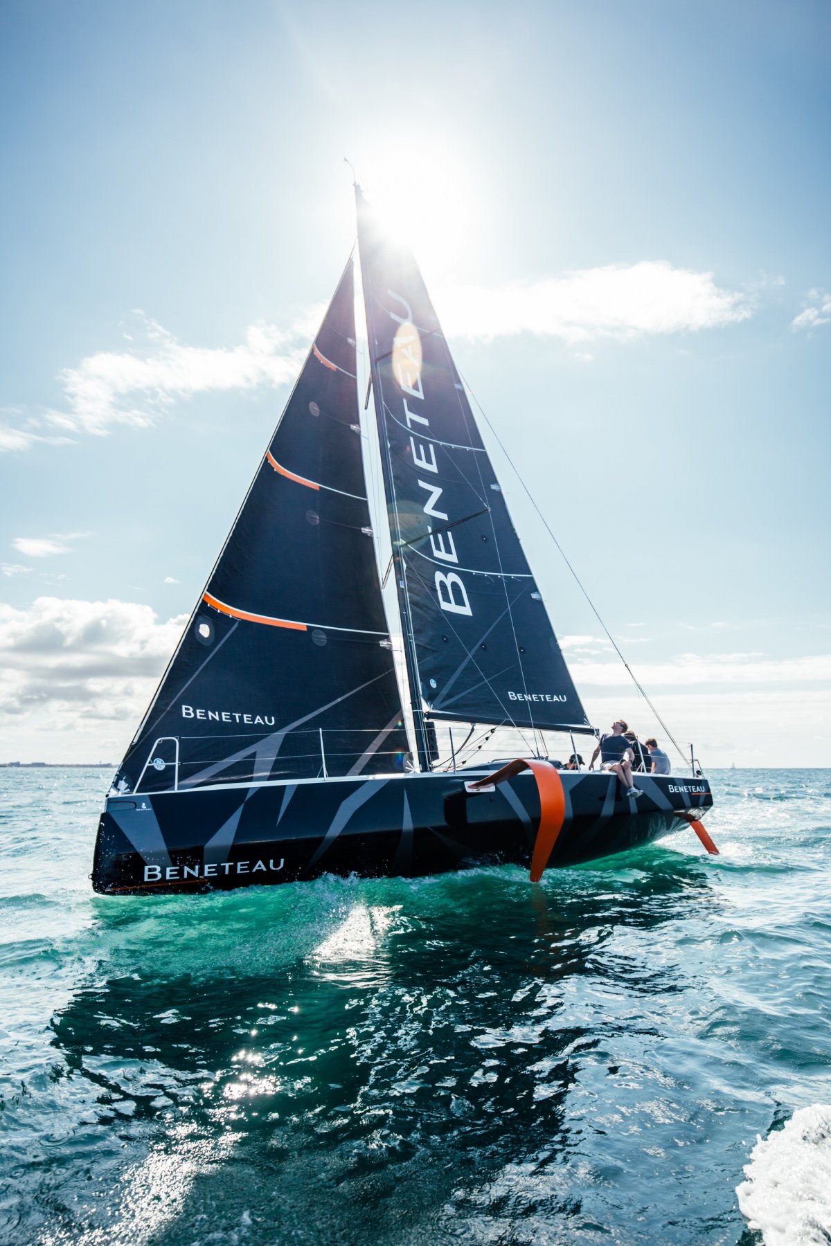 figaro 1 beneteau in puerto deportivo de el abra-getxo