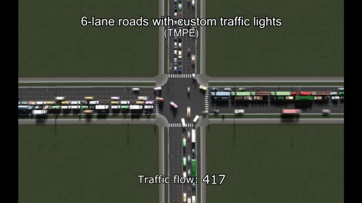 What type of a 4way junction is the best? This video gives a clear answer