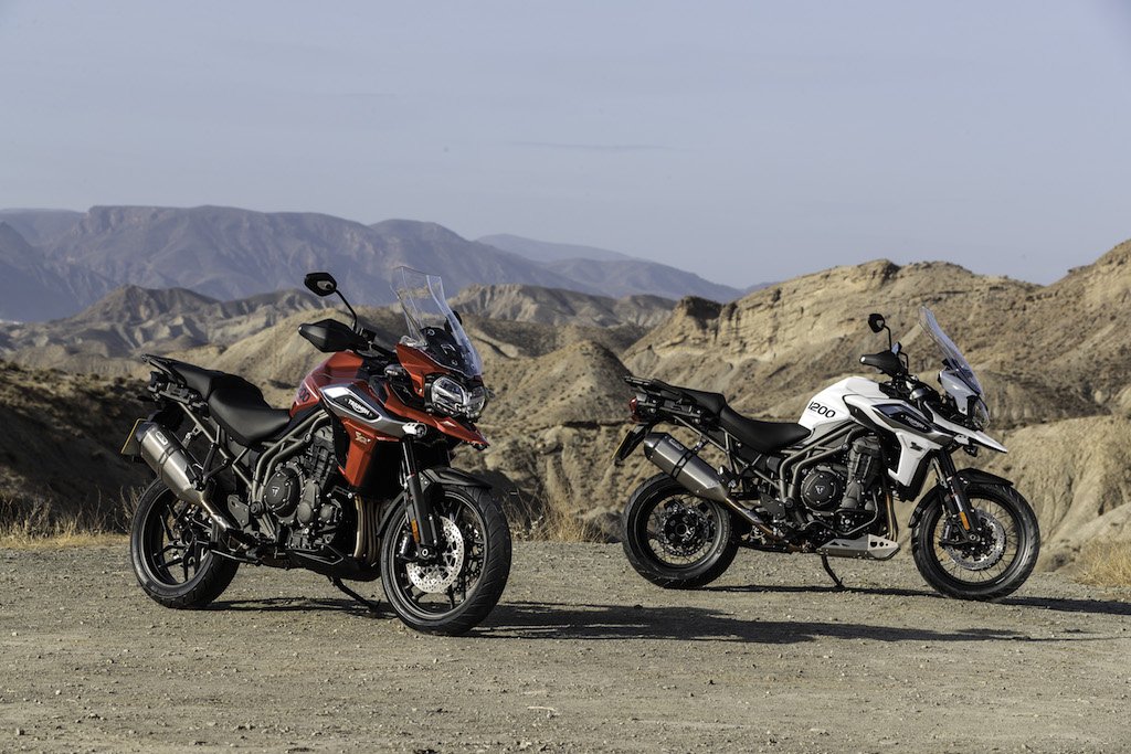 Triumph Tiger 1200 XRT & XCA launch test Trailie Triple