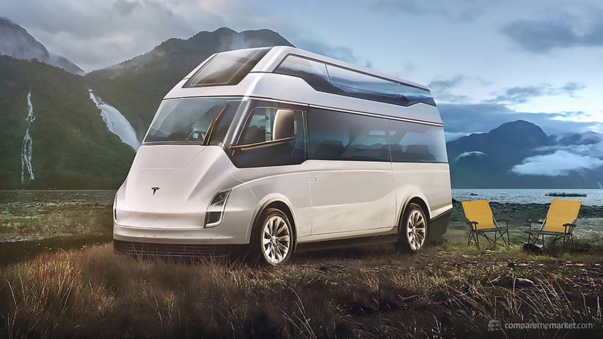 50+ Tesla Truck Camper Trailer PNG