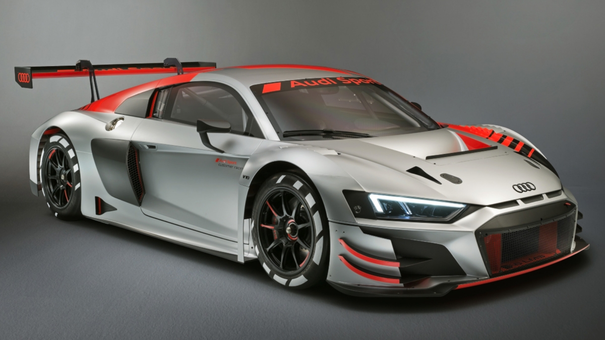 beastly audi r8 lms gt3 debuts in paris