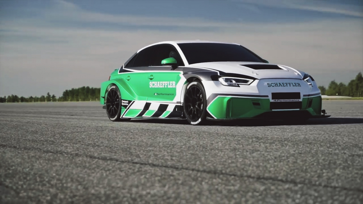 Image result for 1,200-hp electric Audi RS 3 hits 130 mph in reverse