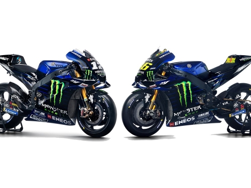 Rossi and Yamaha changed the livery for 2019